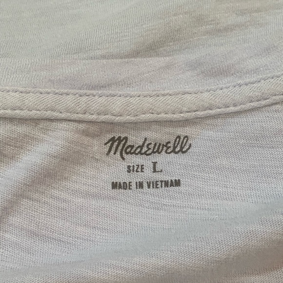 Madewell Vneck Tissue Weight Tee - Picture 4 of 5